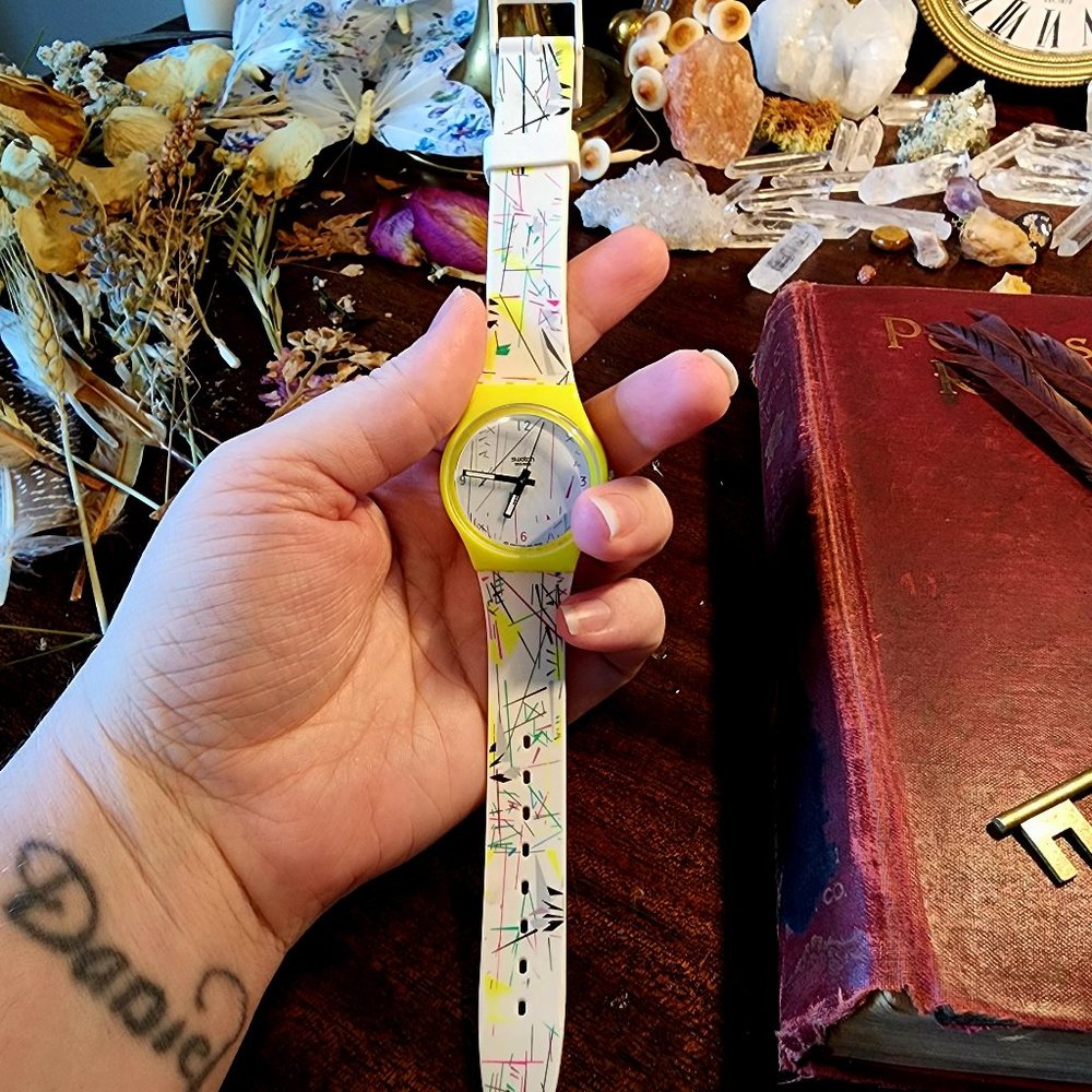 Rare Vintage SPARE CORNERS swatch watch